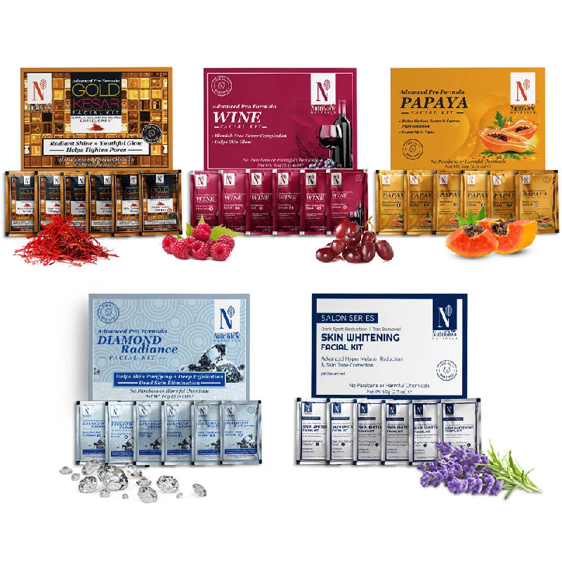 NutriGlow Naturals Advanced Pro Facial Kit - Set Of 5, 300 g-2.webp